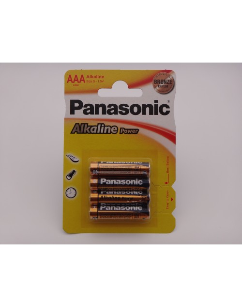 Panasonic LR03 AAA baterii alcaline Power 1.5V blister 4